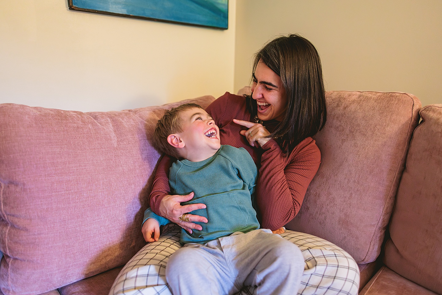 Family Photographer - Sara + Jackson // Durham Family Photographer At-Home Session