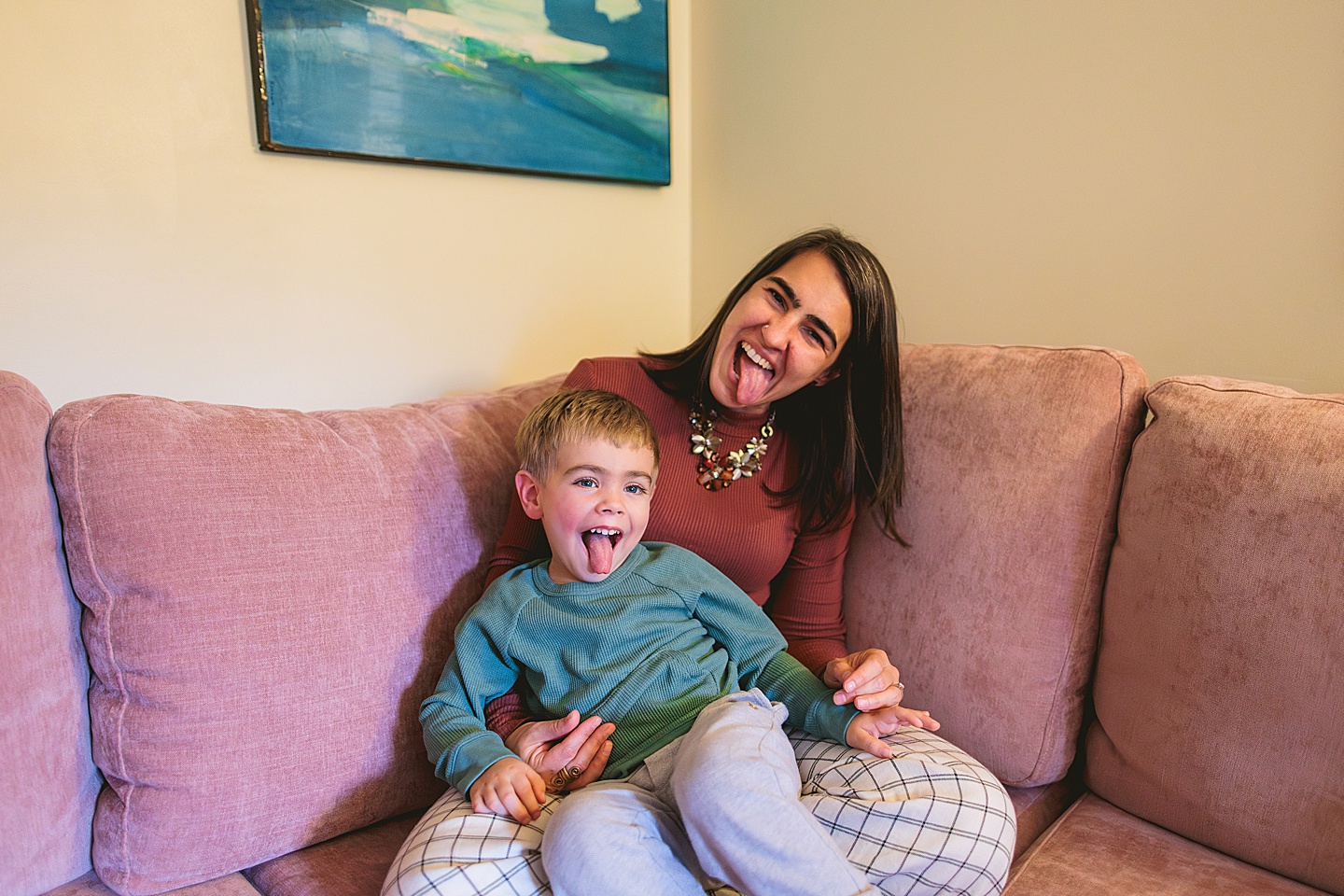 Family Photographer - Sara + Jackson // Durham Family Photographer At-Home Session