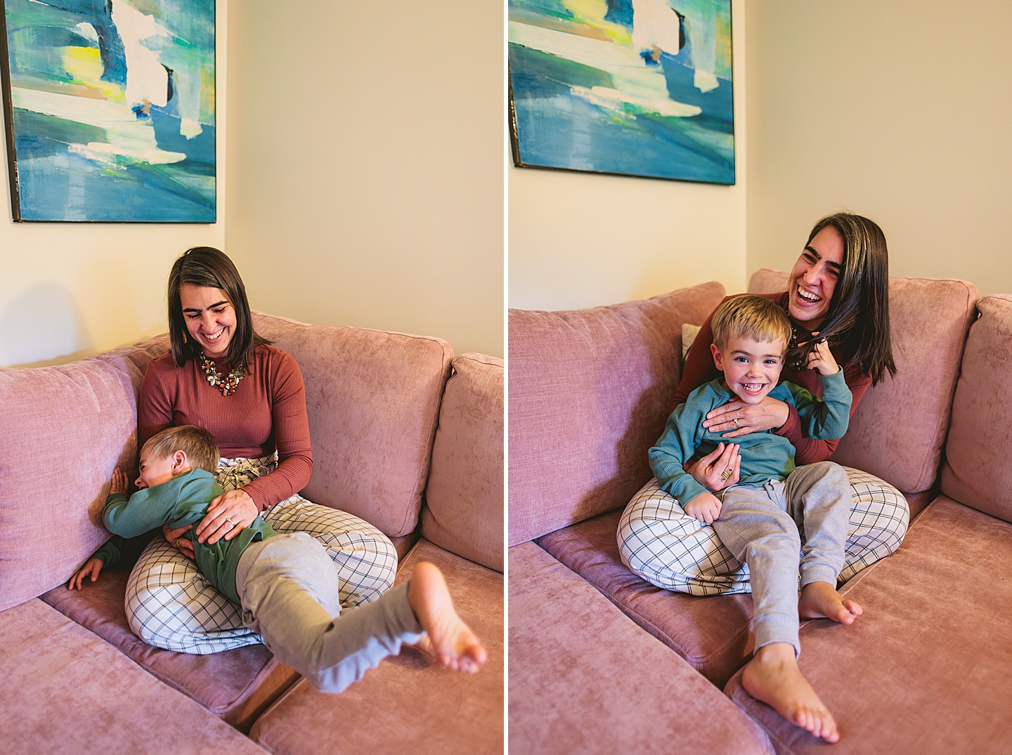 Family Photographer - Sara + Jackson // Durham Family Photographer At-Home Session