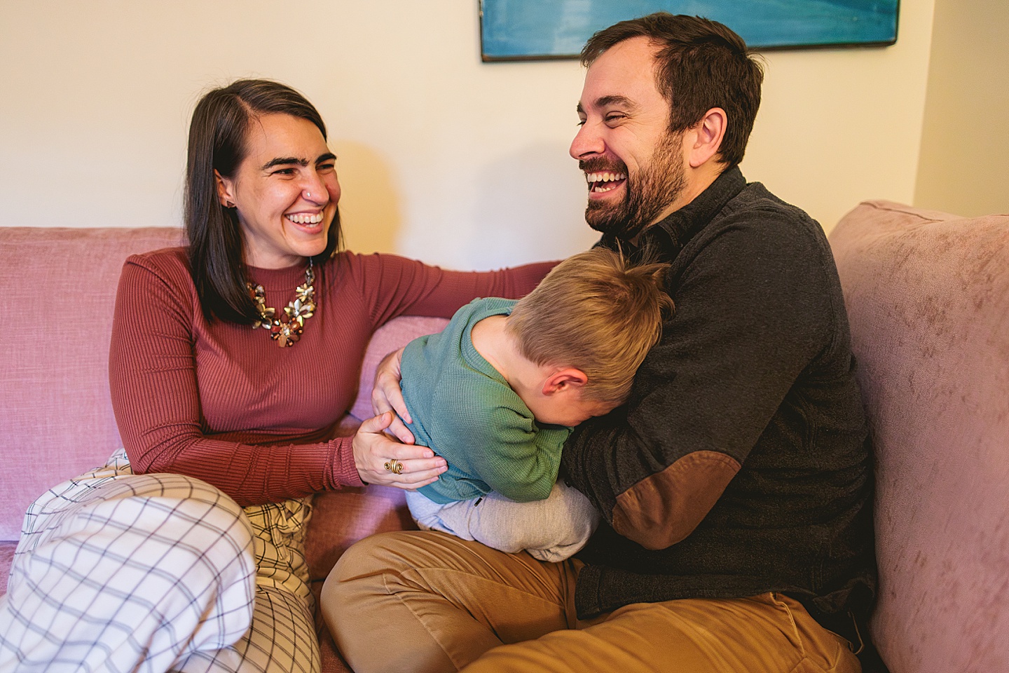 Family Photographer - Sara + Jackson // Durham Family Photographer At-Home Session