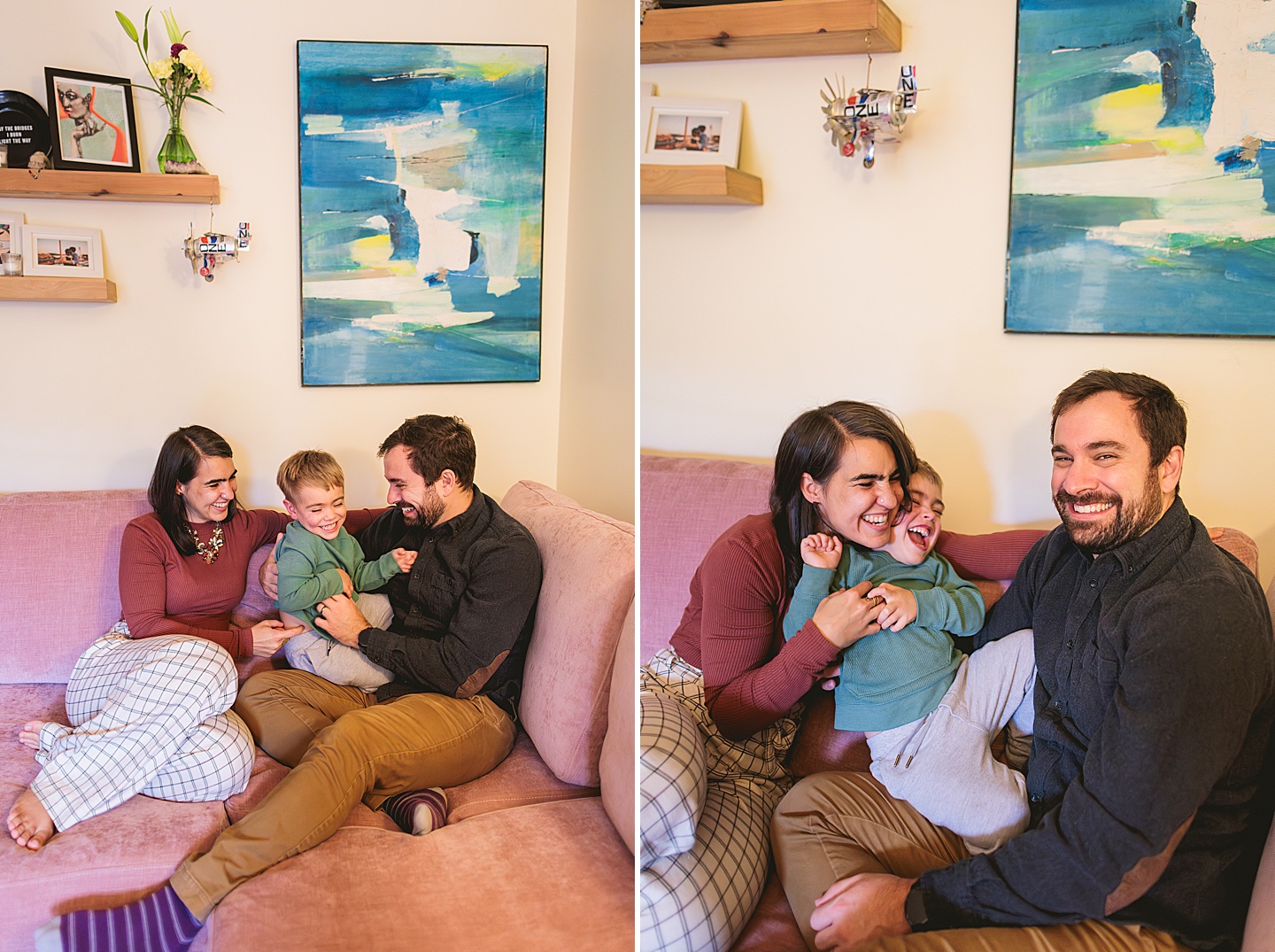Family Photographer - Sara + Jackson // Durham Family Photographer At-Home Session