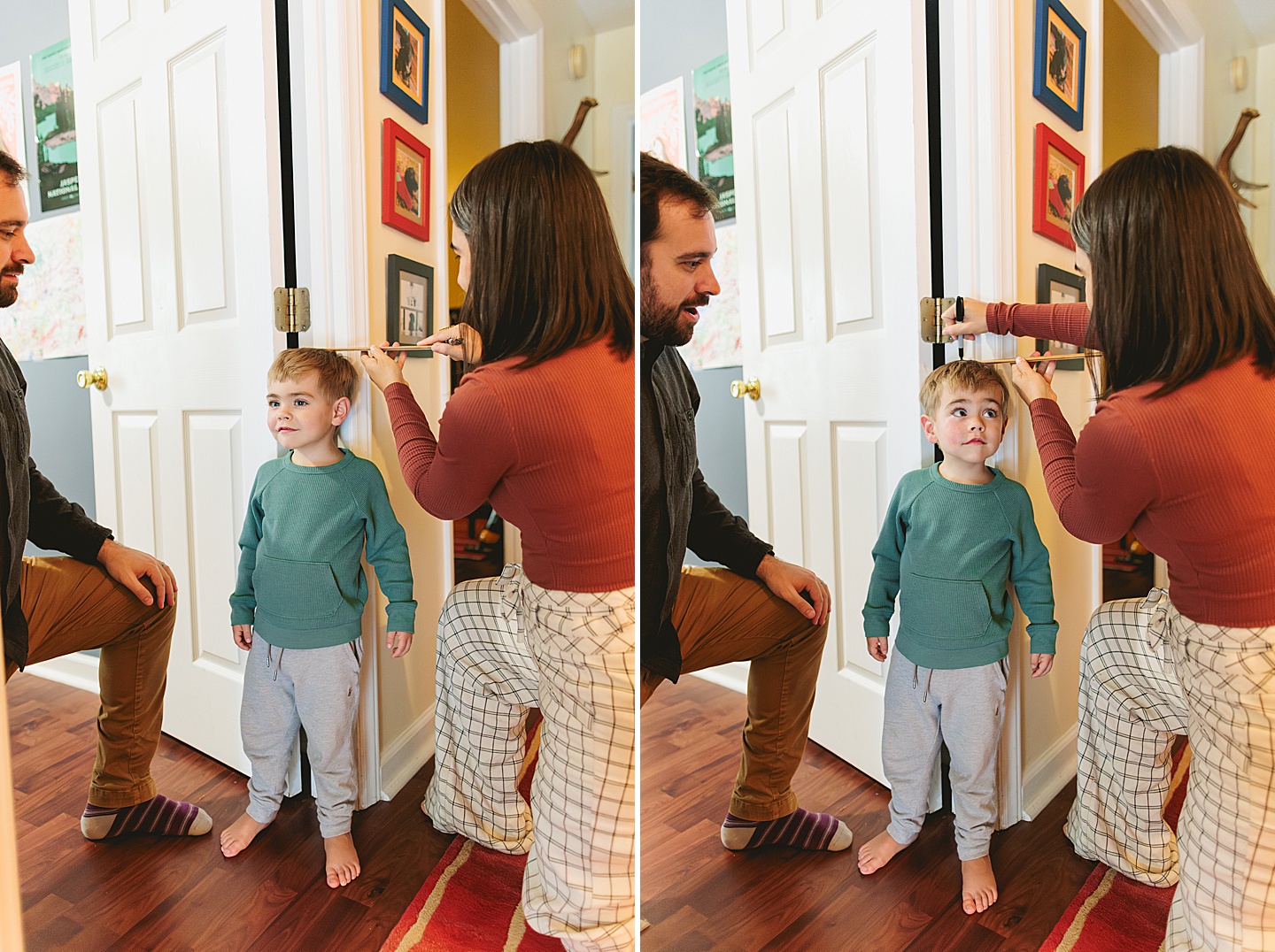 Family Photographer - Sara + Jackson // Durham Family Photographer At-Home Session