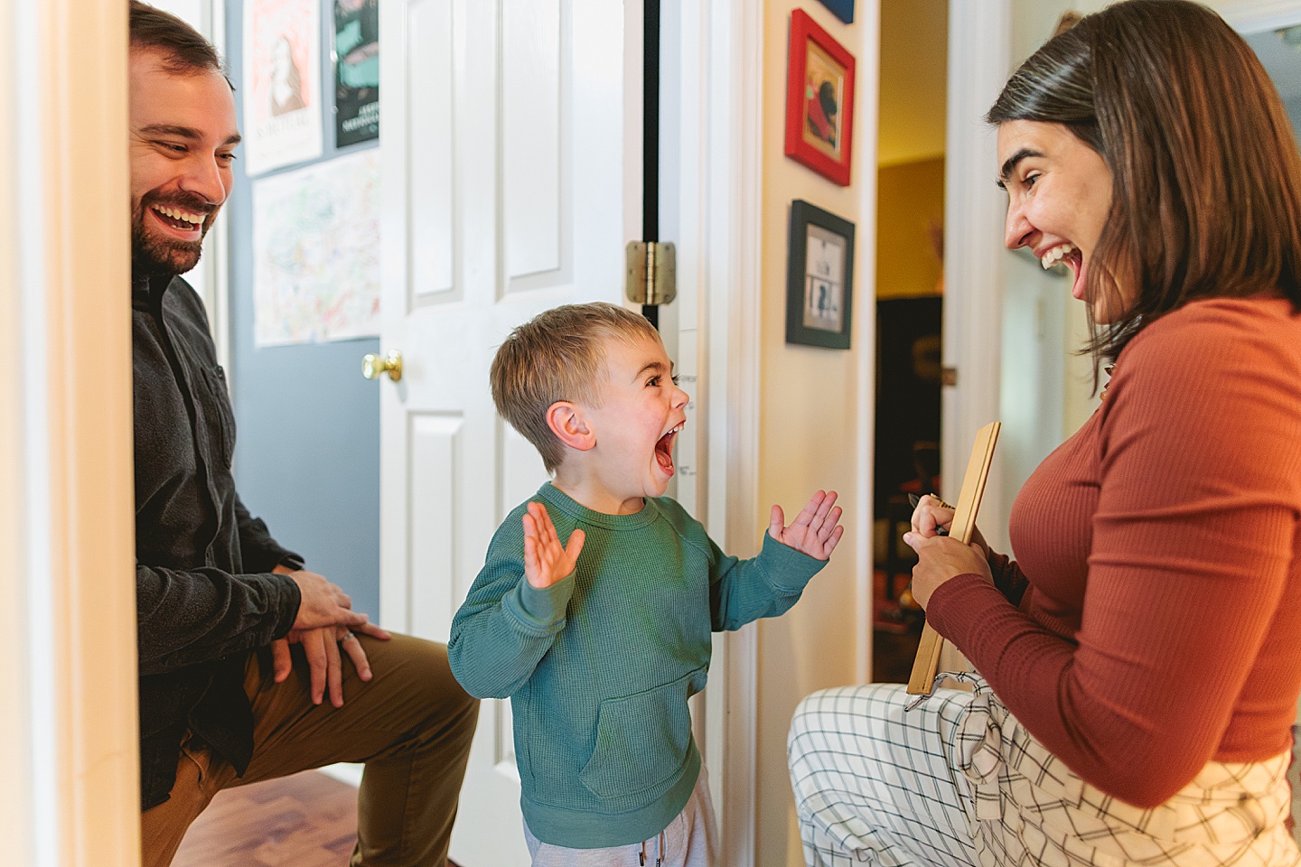 Family Photographer - Sara + Jackson // Durham Family Photographer At-Home Session