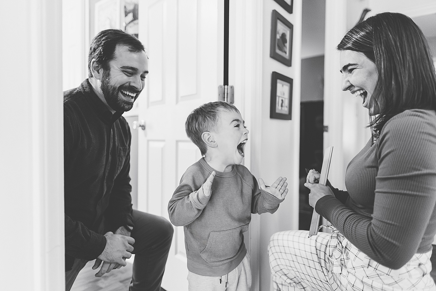 Family Photographer - Sara + Jackson // Durham Family Photographer At-Home Session