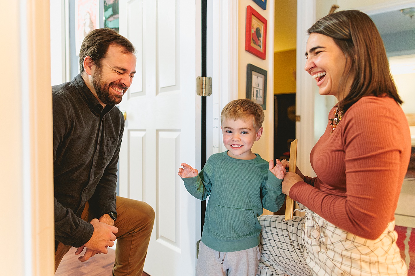 Family Photographer - Sara + Jackson // Durham Family Photographer At-Home Session