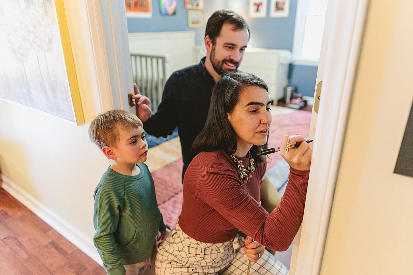 Family Photographer - Sara + Jackson // Durham Family Photographer At-Home Session