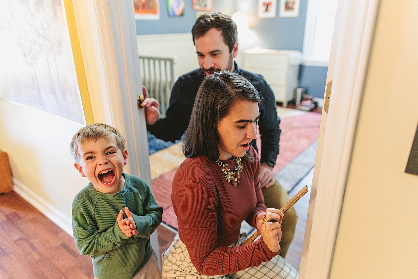 Family Photographer - Sara + Jackson // Durham Family Photographer At-Home Session