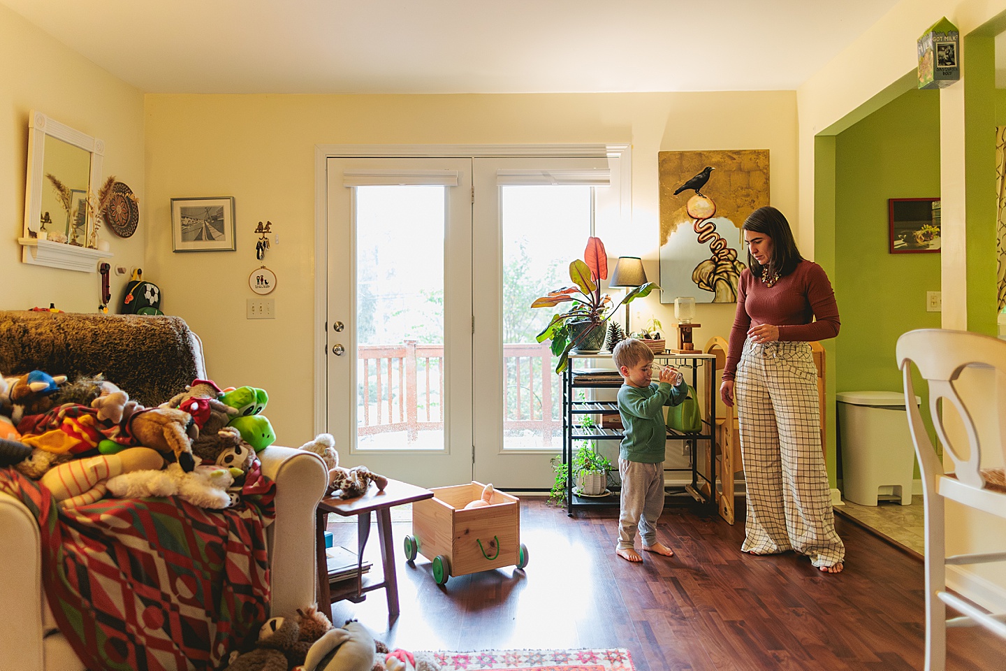 Family Photographer - Sara + Jackson // Durham Family Photographer At-Home Session