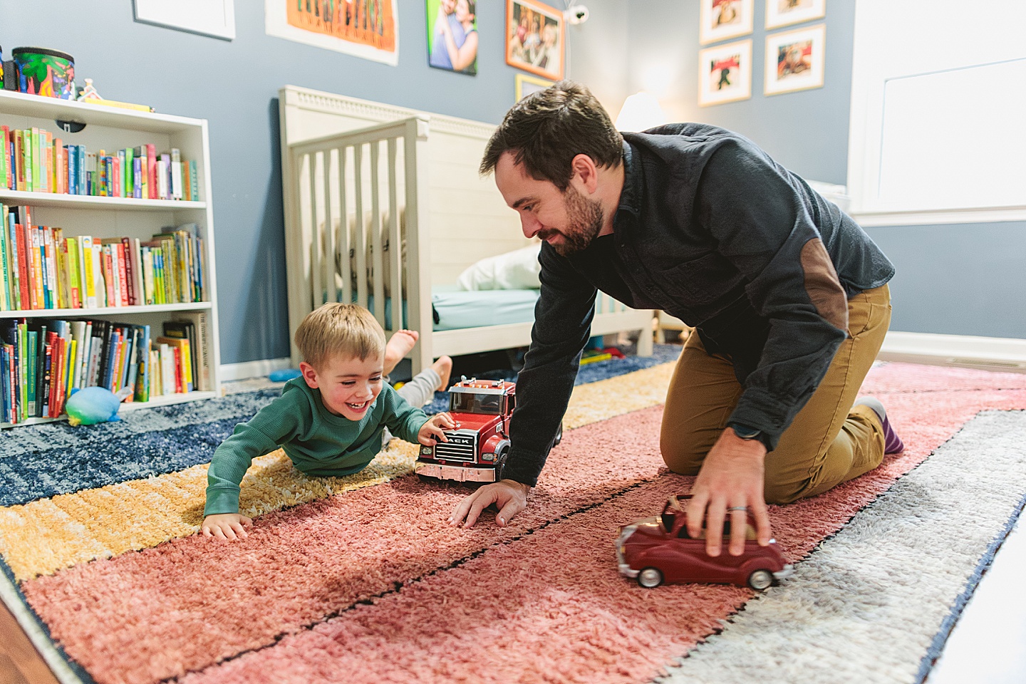 Family Photographer - Sara + Jackson // Durham Family Photographer At-Home Session