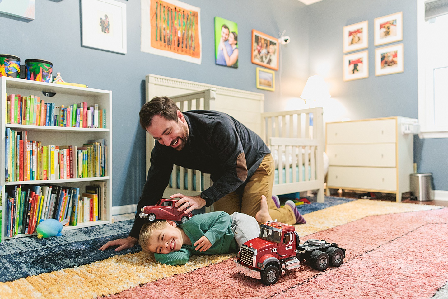 Family Photographer - Sara + Jackson // Durham Family Photographer At-Home Session