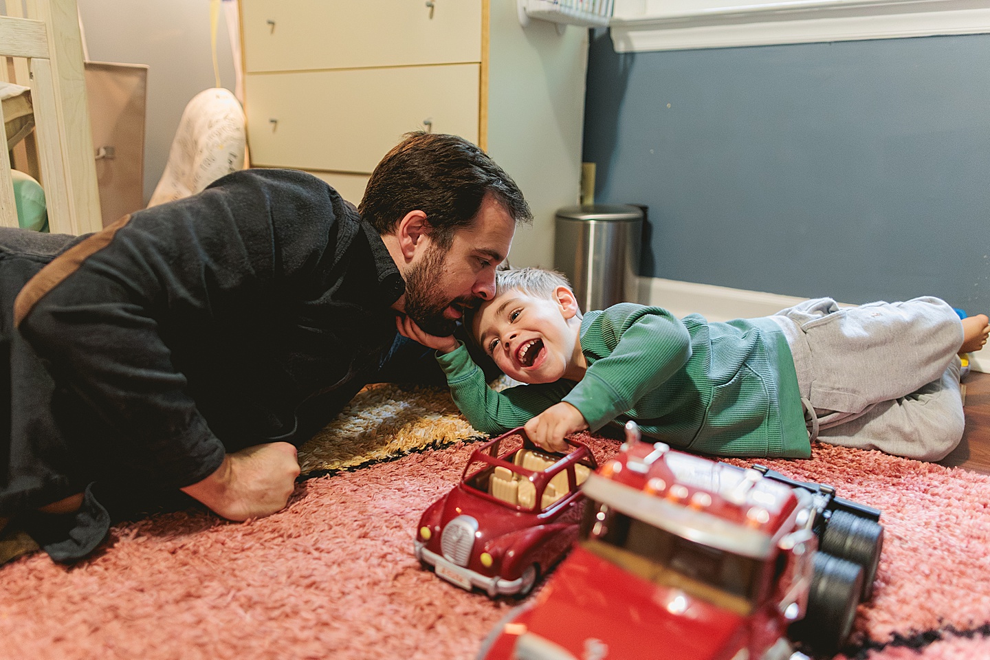 Family Photographer - Sara + Jackson // Durham Family Photographer At-Home Session