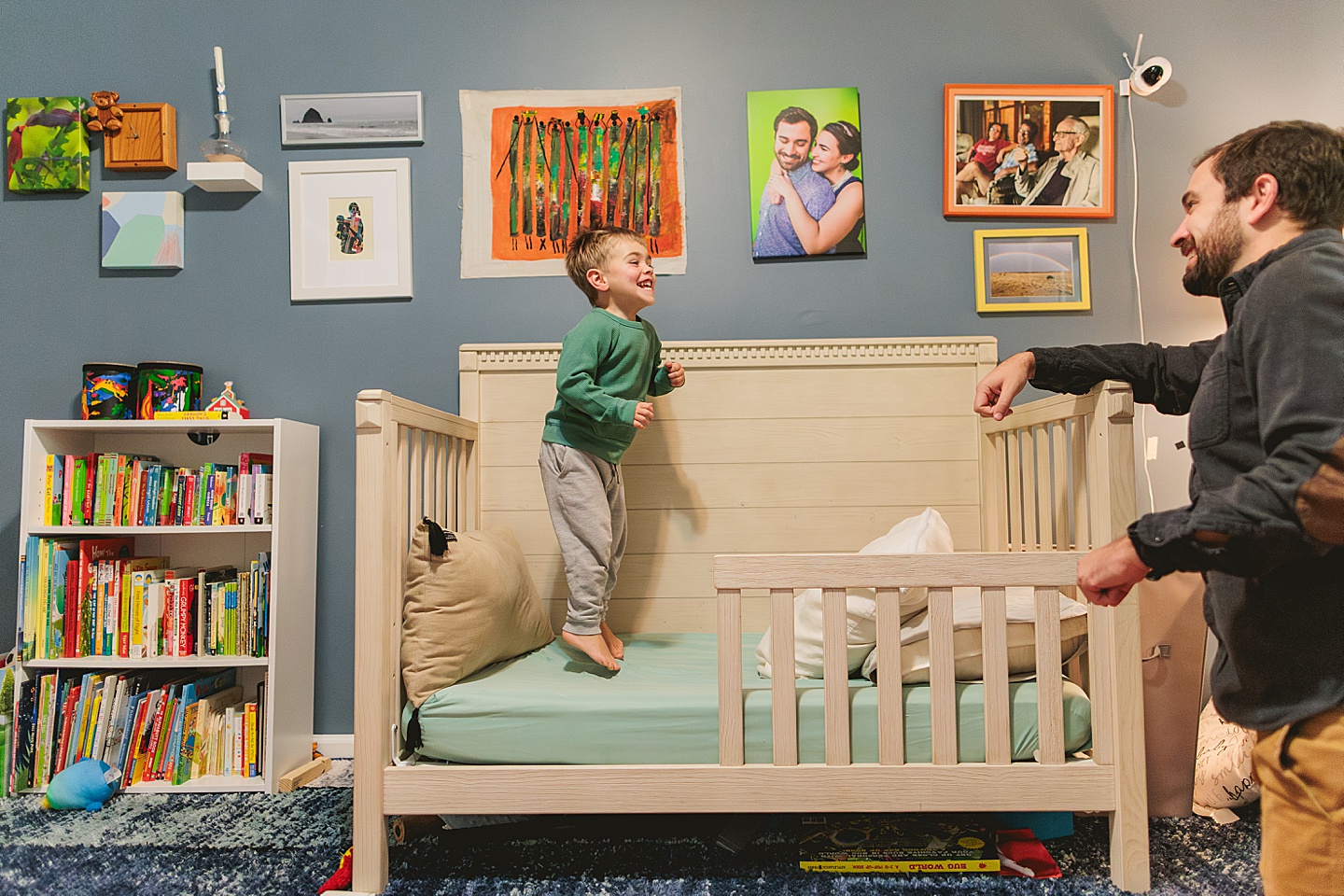 Family Photographer - Sara + Jackson // Durham Family Photographer At-Home Session