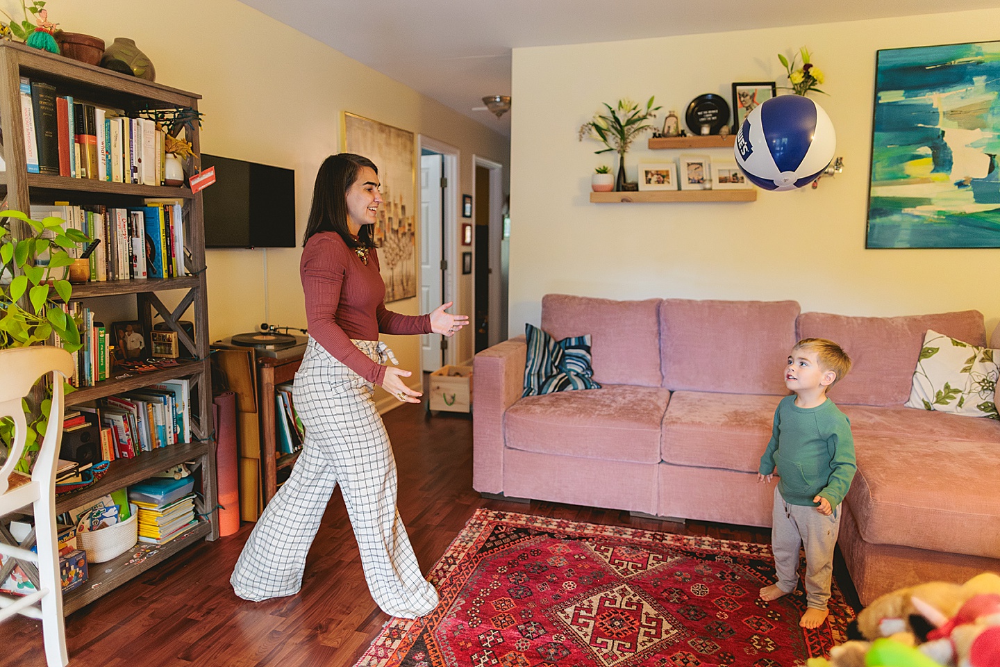 Family Photographer - Sara + Jackson // Durham Family Photographer At-Home Session
