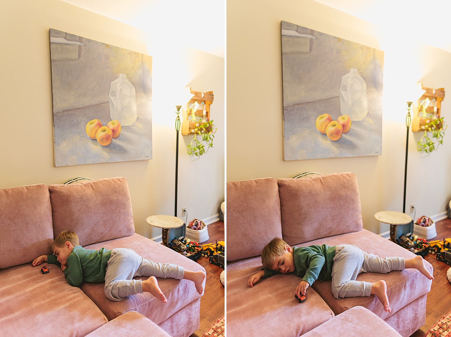 Family Photographer - Sara + Jackson // Durham Family Photographer At-Home Session