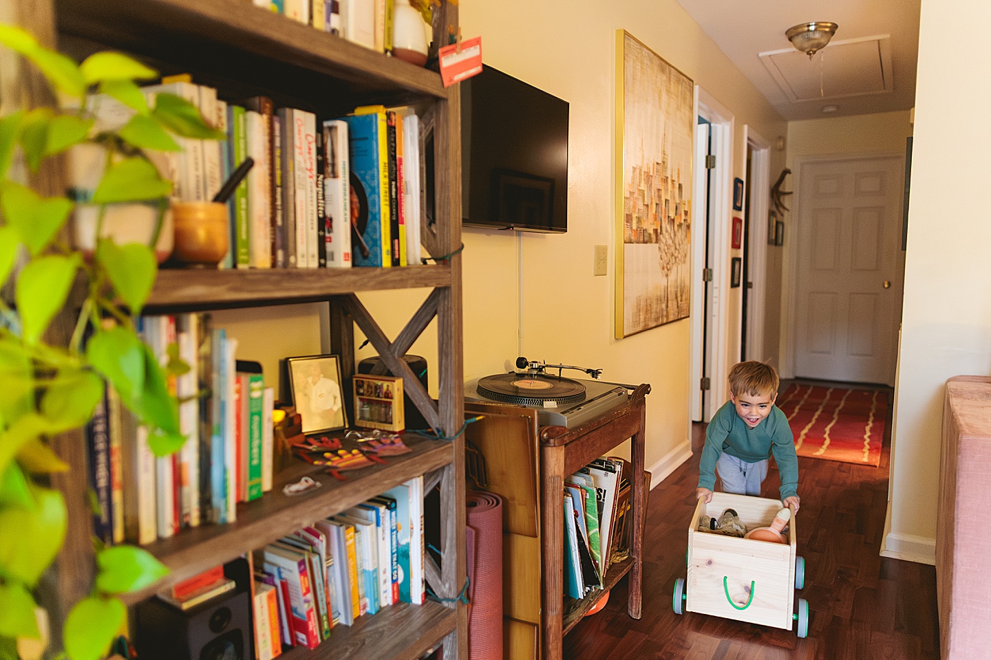 Family Photographer - Sara + Jackson // Durham Family Photographer At-Home Session