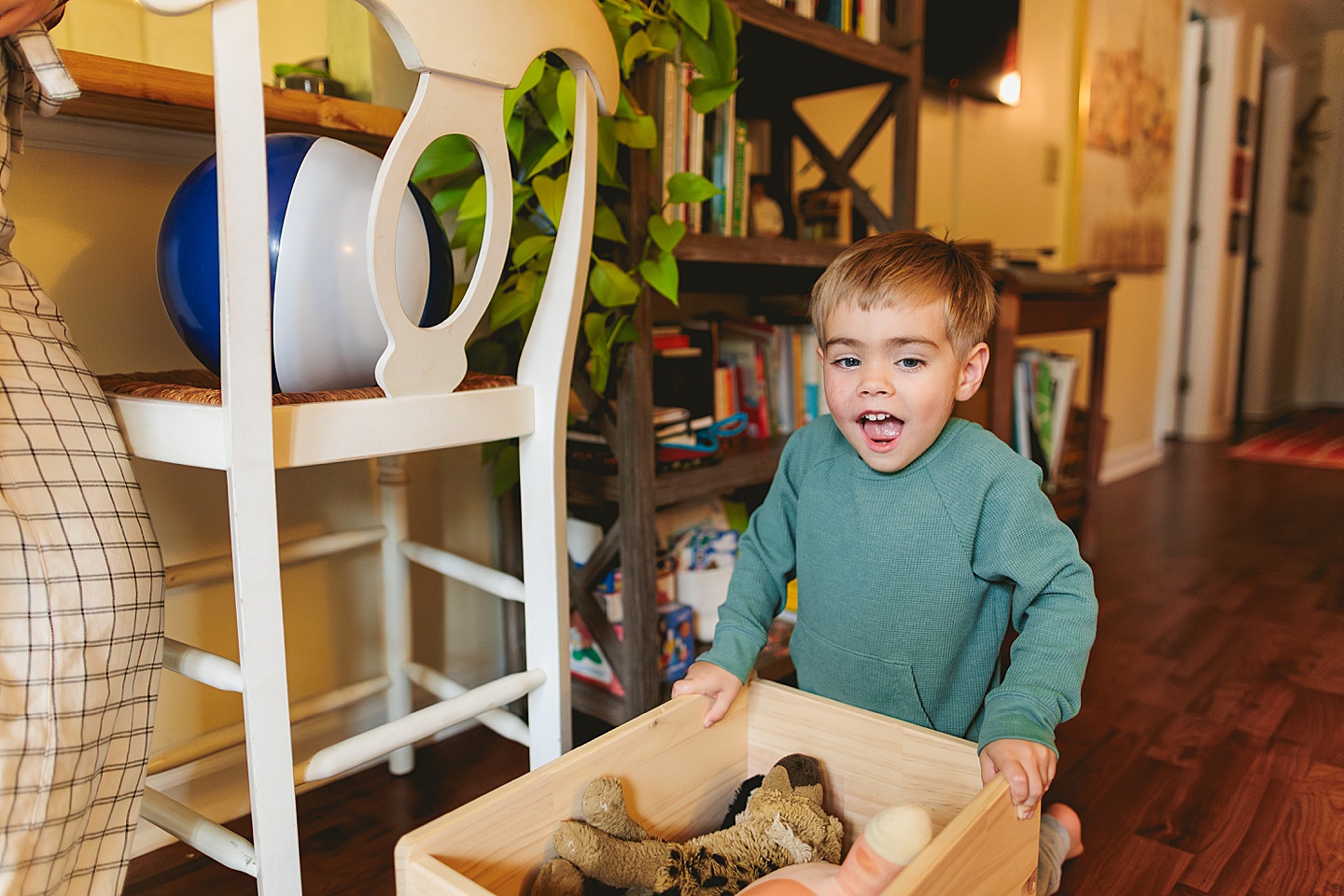 Family Photographer - Sara + Jackson // Durham Family Photographer At-Home Session