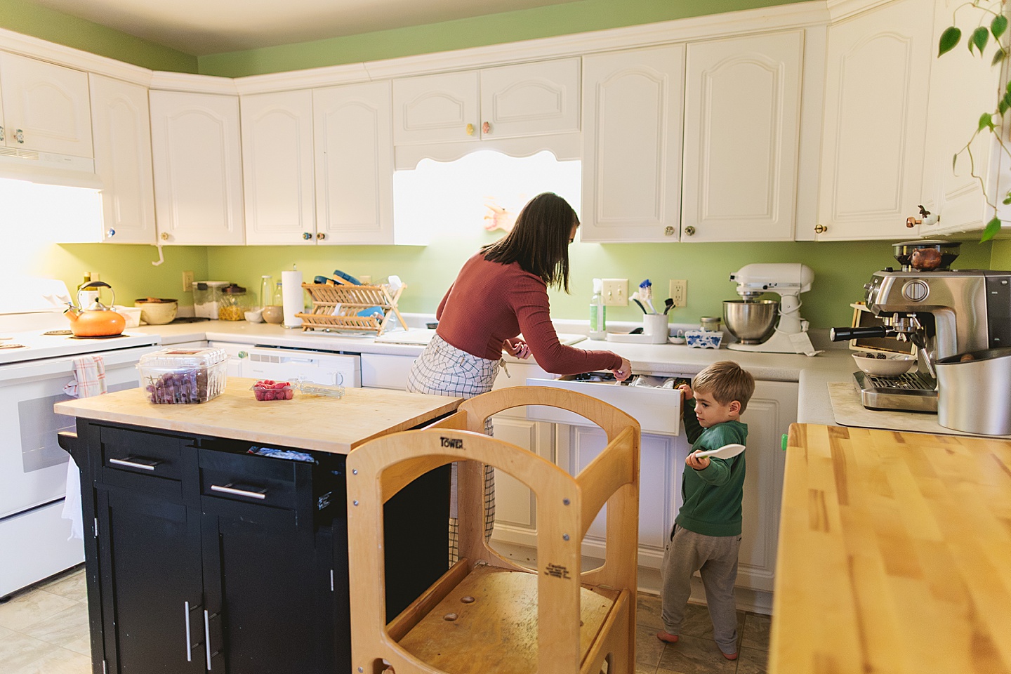 Family Photographer - Sara + Jackson // Durham Family Photographer At-Home Session