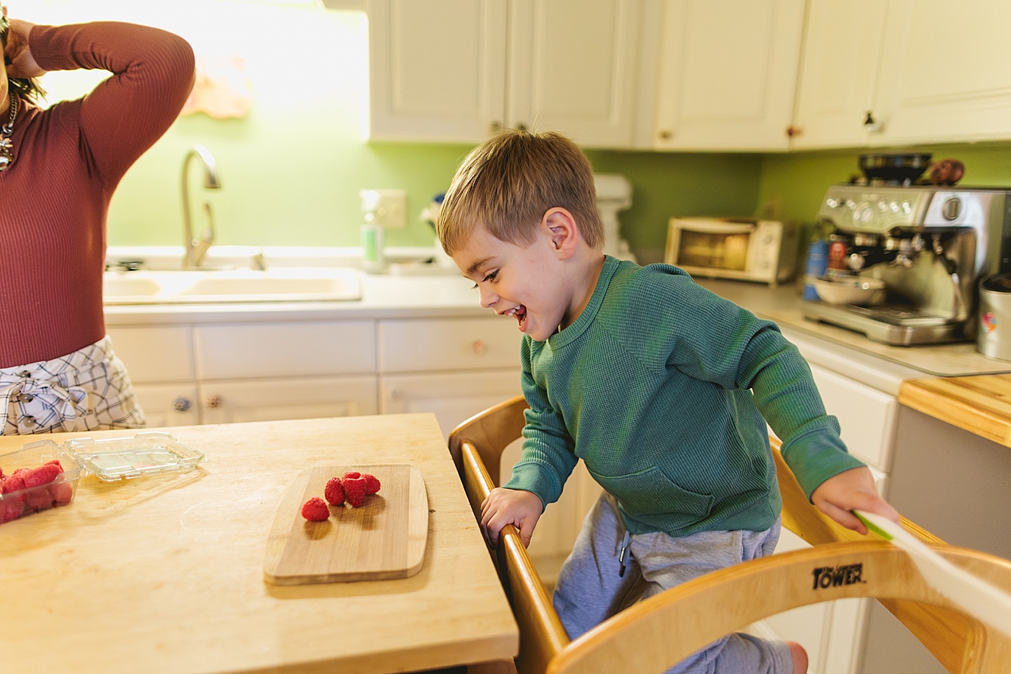 Family Photographer - Sara + Jackson // Durham Family Photographer At-Home Session