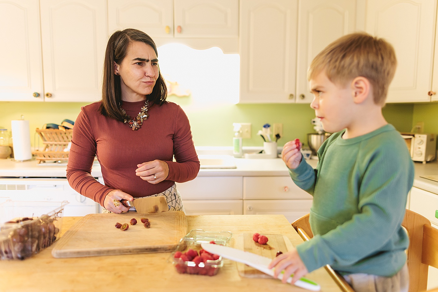 Family Photographer - Sara + Jackson // Durham Family Photographer At-Home Session
