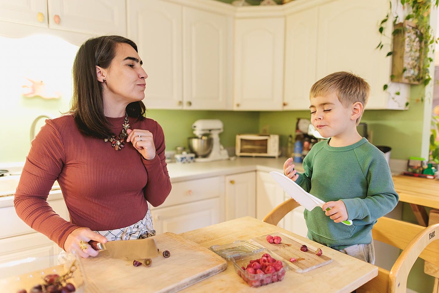 Family Photographer - Sara + Jackson // Durham Family Photographer At-Home Session