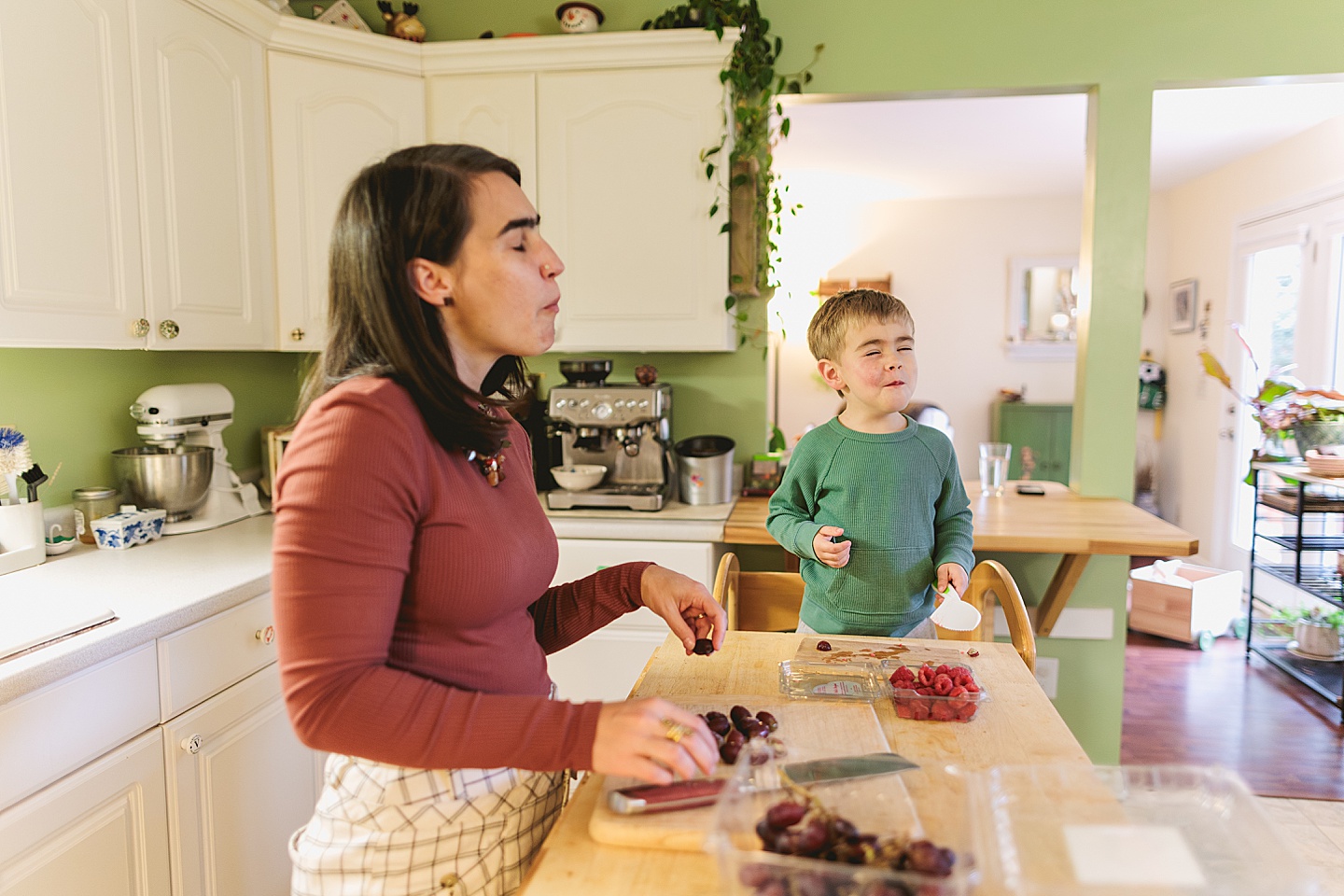 Family Photographer - Sara + Jackson // Durham Family Photographer At-Home Session