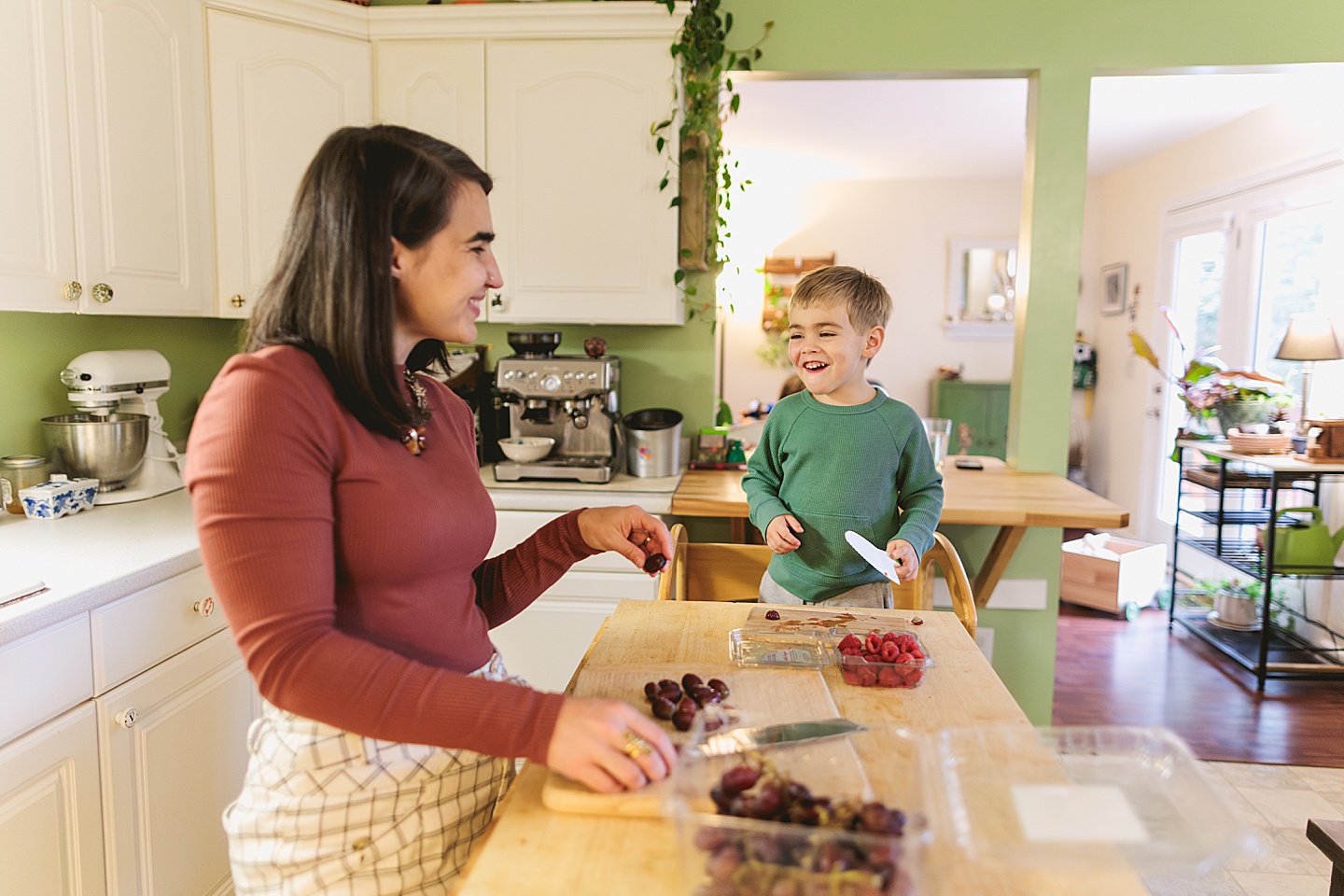 Family Photographer - Sara + Jackson // Durham Family Photographer At-Home Session