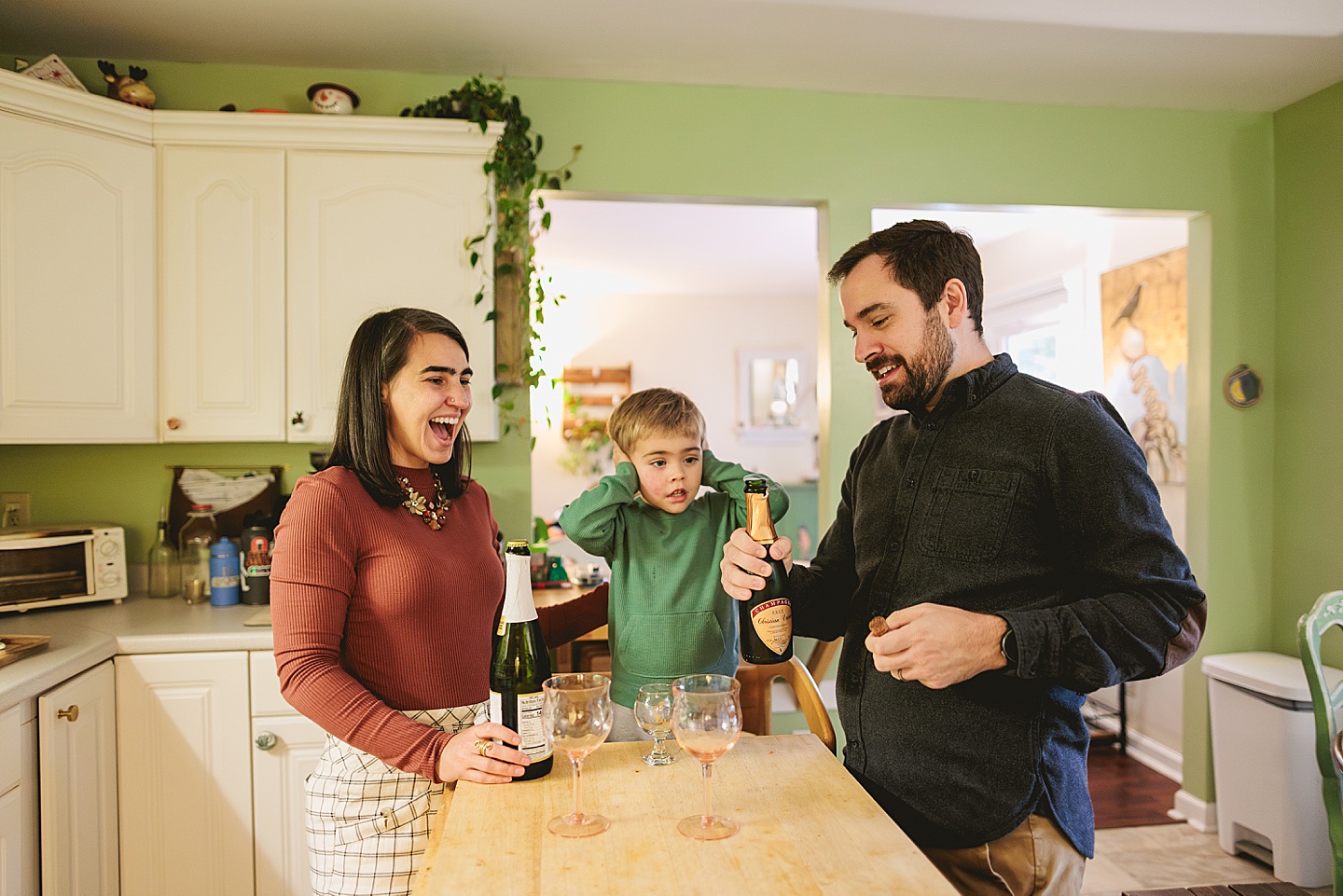 Family Photographer - Sara + Jackson // Durham Family Photographer At-Home Session
