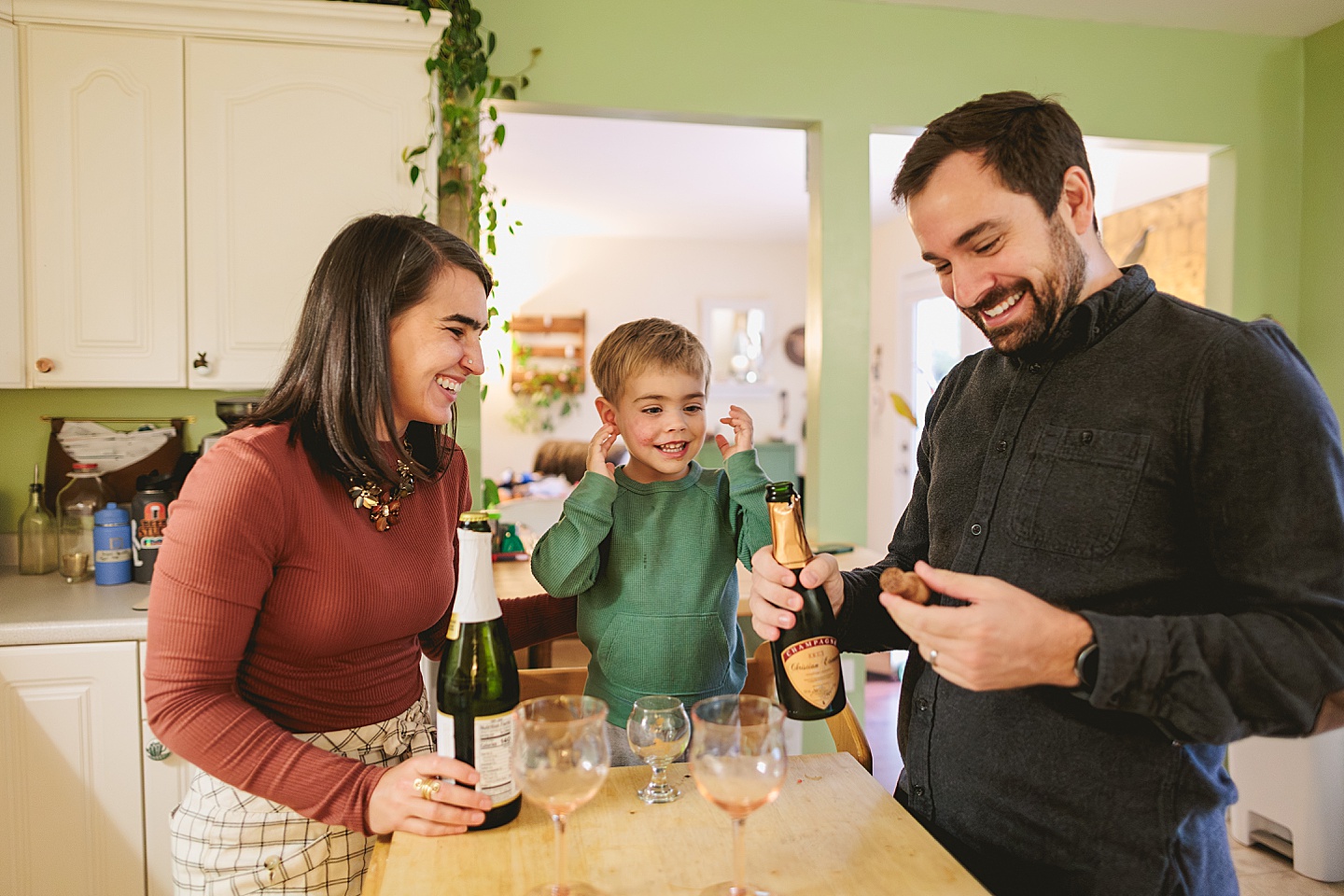 Family Photographer - Sara + Jackson // Durham Family Photographer At-Home Session