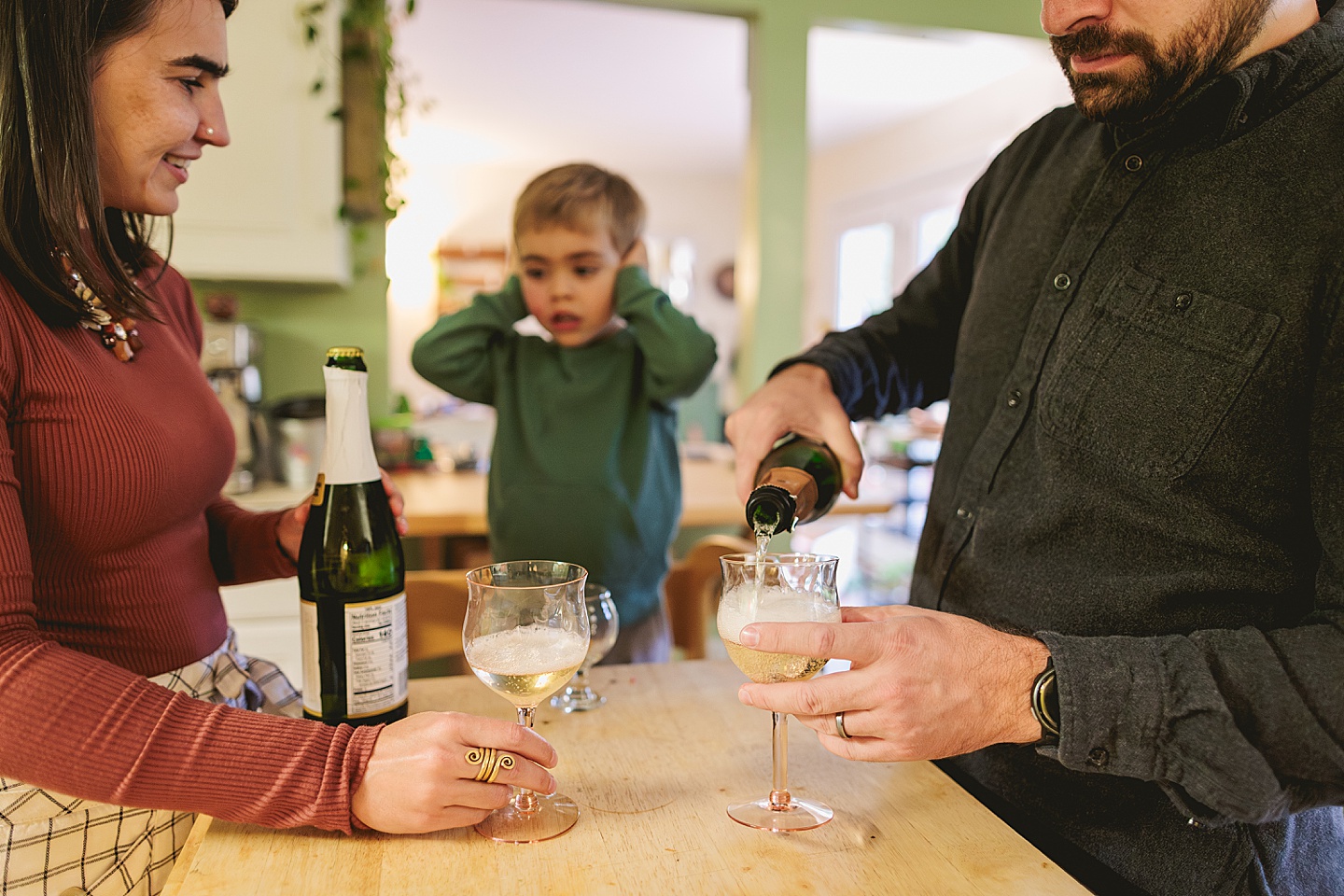 Family Photographer - Sara + Jackson // Durham Family Photographer At-Home Session