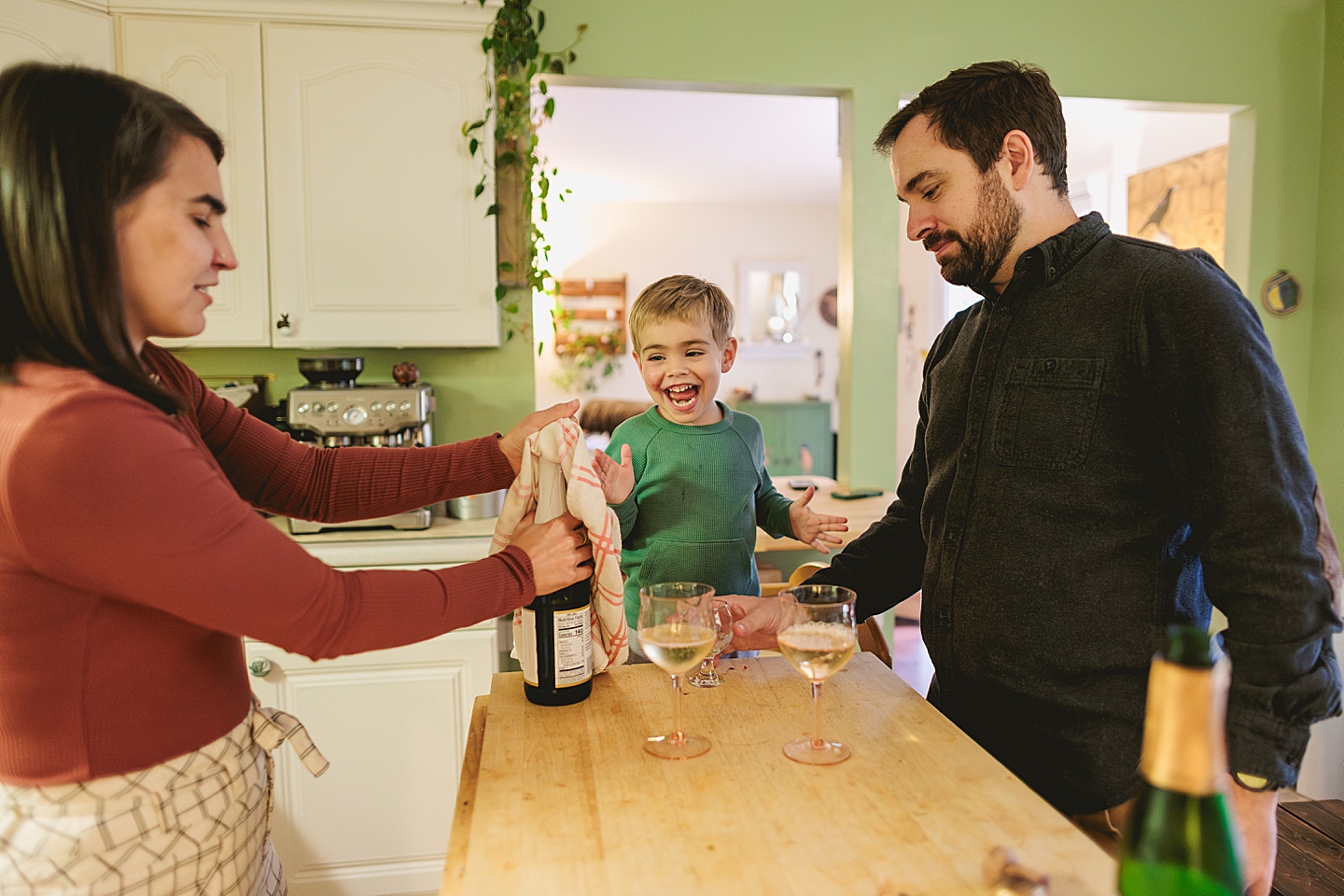 Family Photographer - Sara + Jackson // Durham Family Photographer At-Home Session