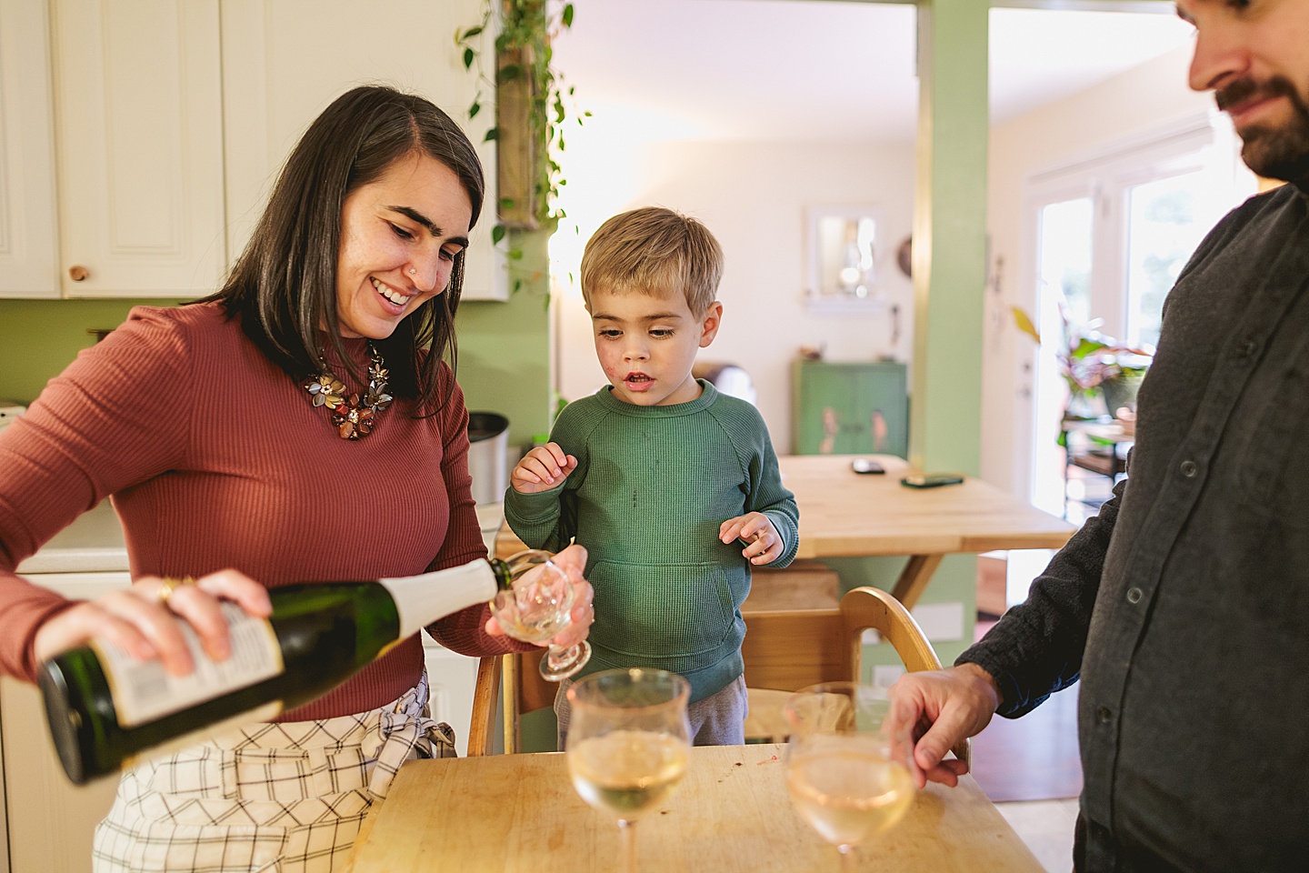 Family Photographer - Sara + Jackson // Durham Family Photographer At-Home Session