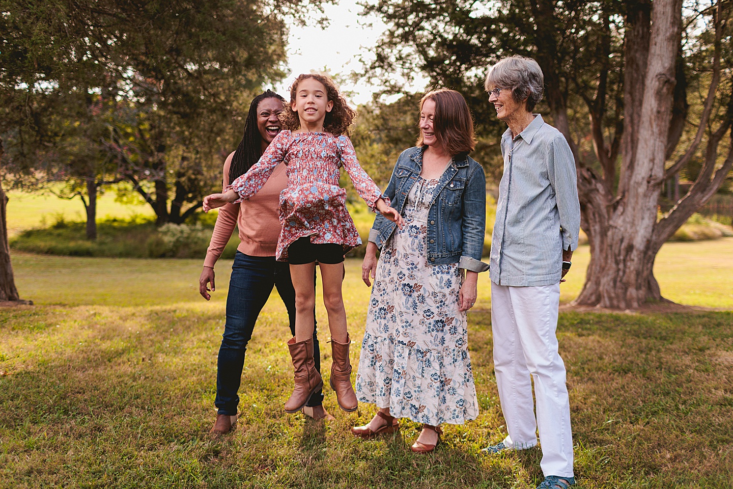 Family Photographer - Erin + Jessica // Family Photos in Chapel Hill