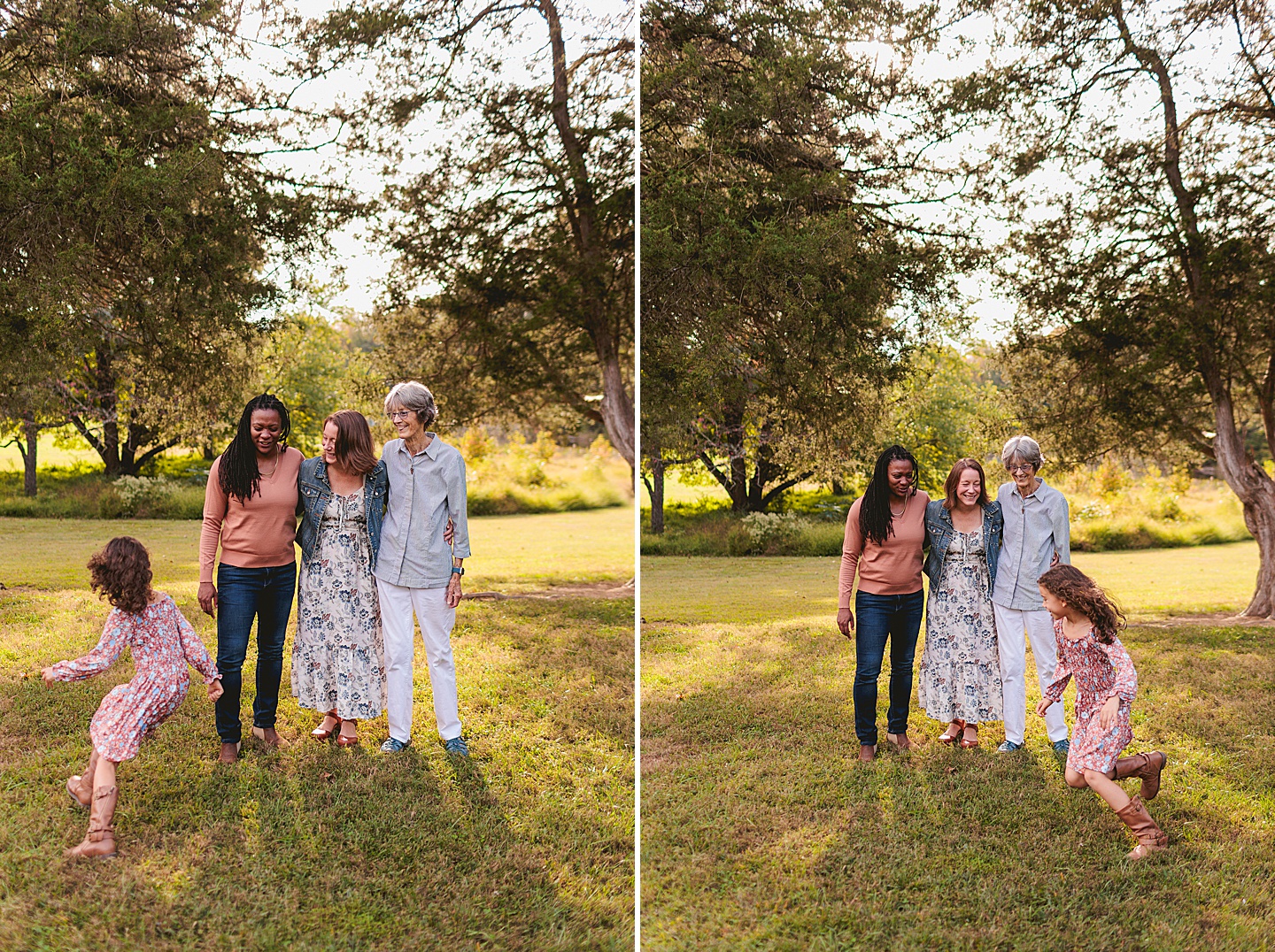 Family Photographer - Erin + Jessica // Family Photos in Chapel Hill