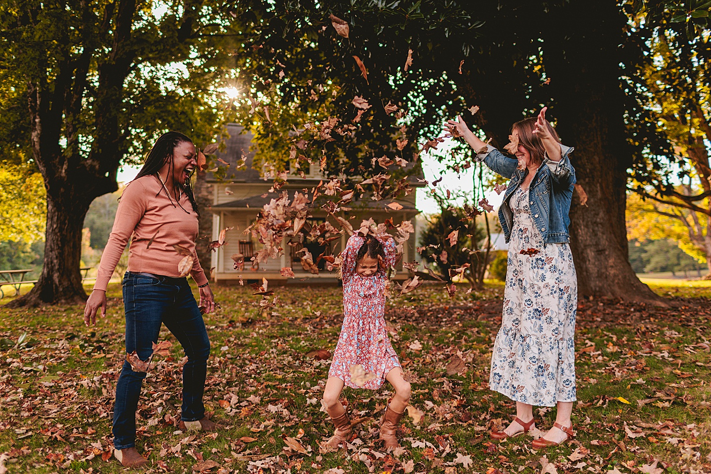Family Photographer - Erin + Jessica // Family Photos in Chapel Hill