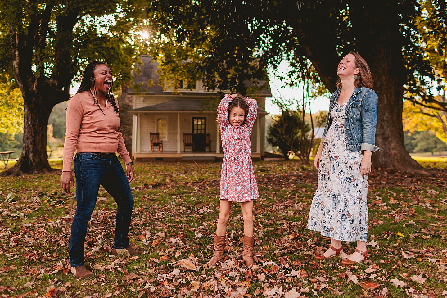Family Photographer - Erin + Jessica // Family Photos in Chapel Hill