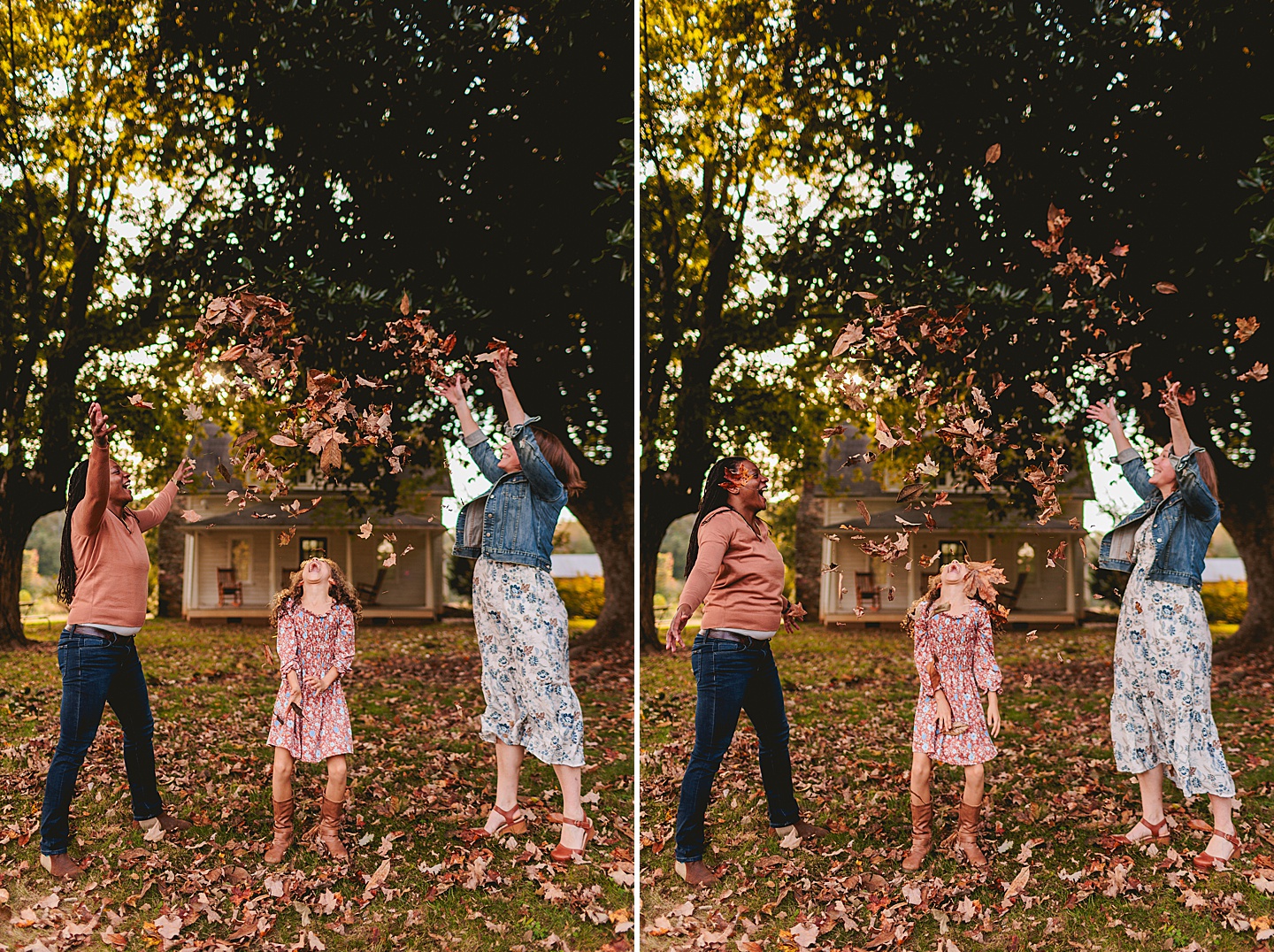 Family Photographer - Erin + Jessica // Family Photos in Chapel Hill