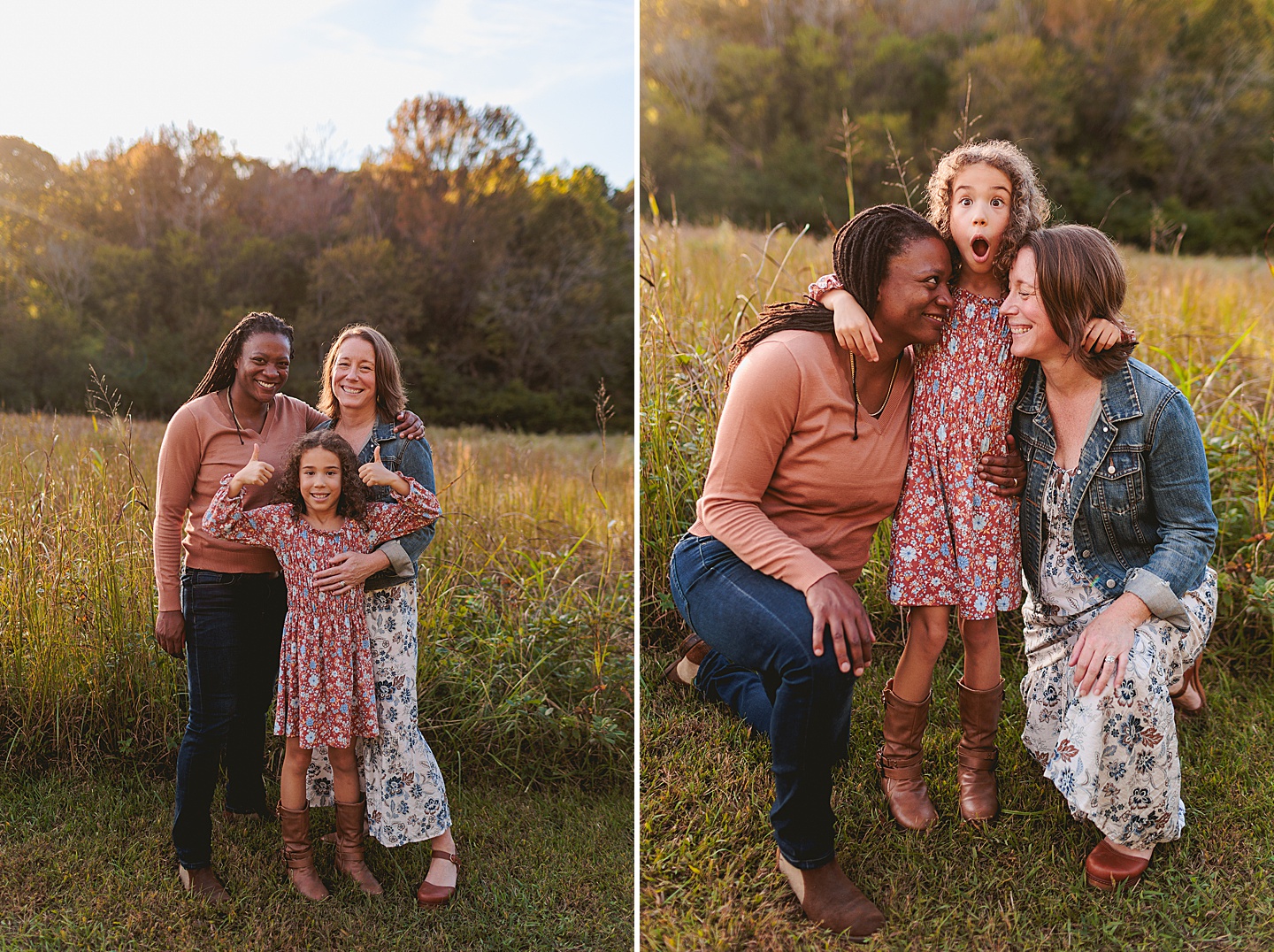 Family Photographer - Erin + Jessica // Family Photos in Chapel Hill