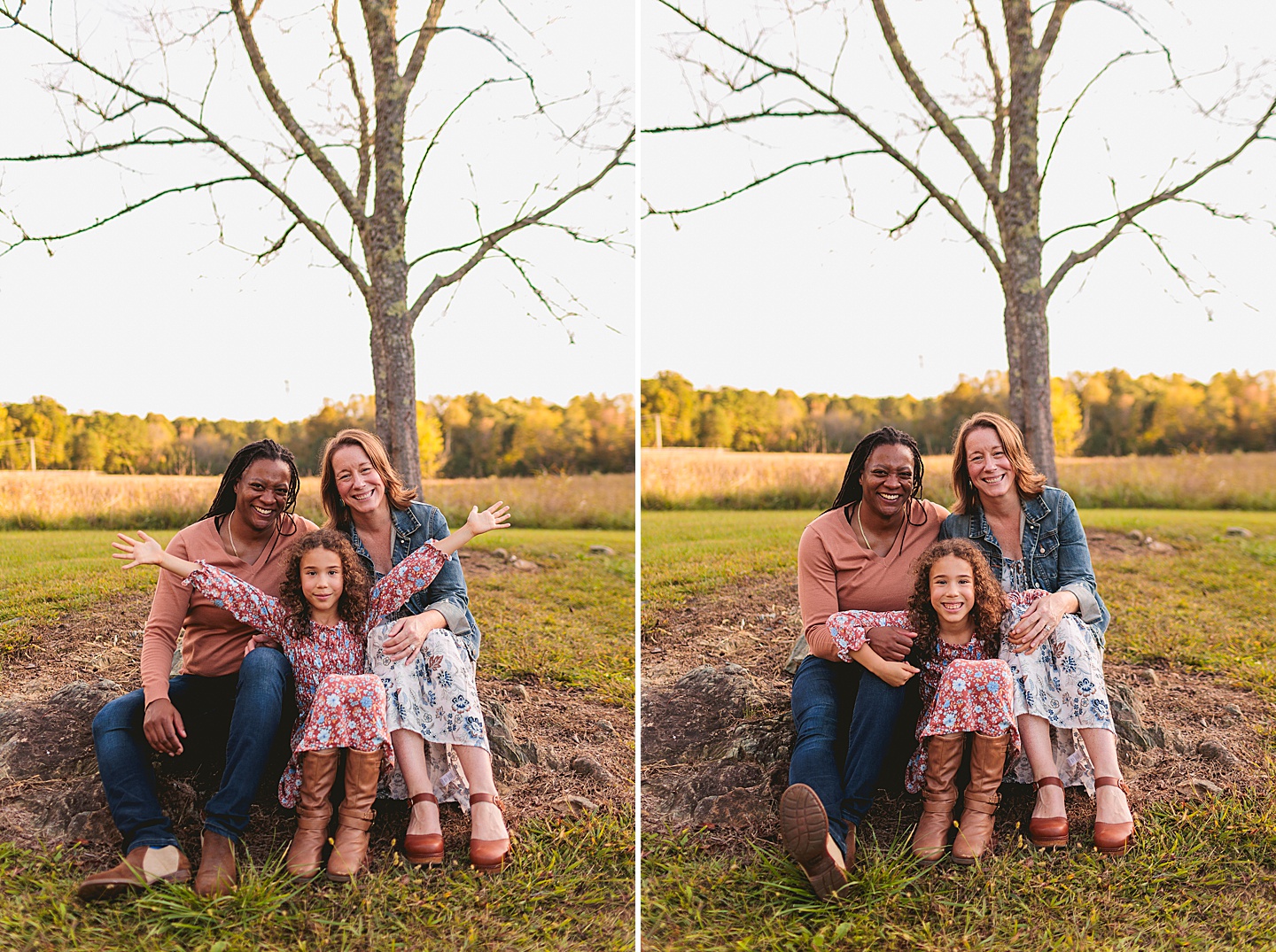 Family Photographer - Erin + Jessica // Family Photos in Chapel Hill