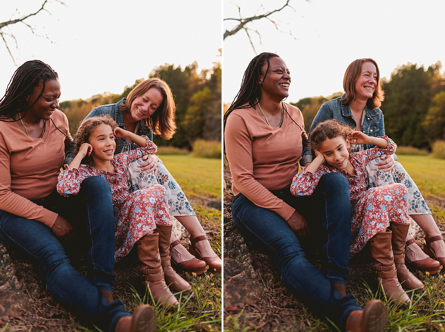 Family Photographer - Erin + Jessica // Family Photos in Chapel Hill