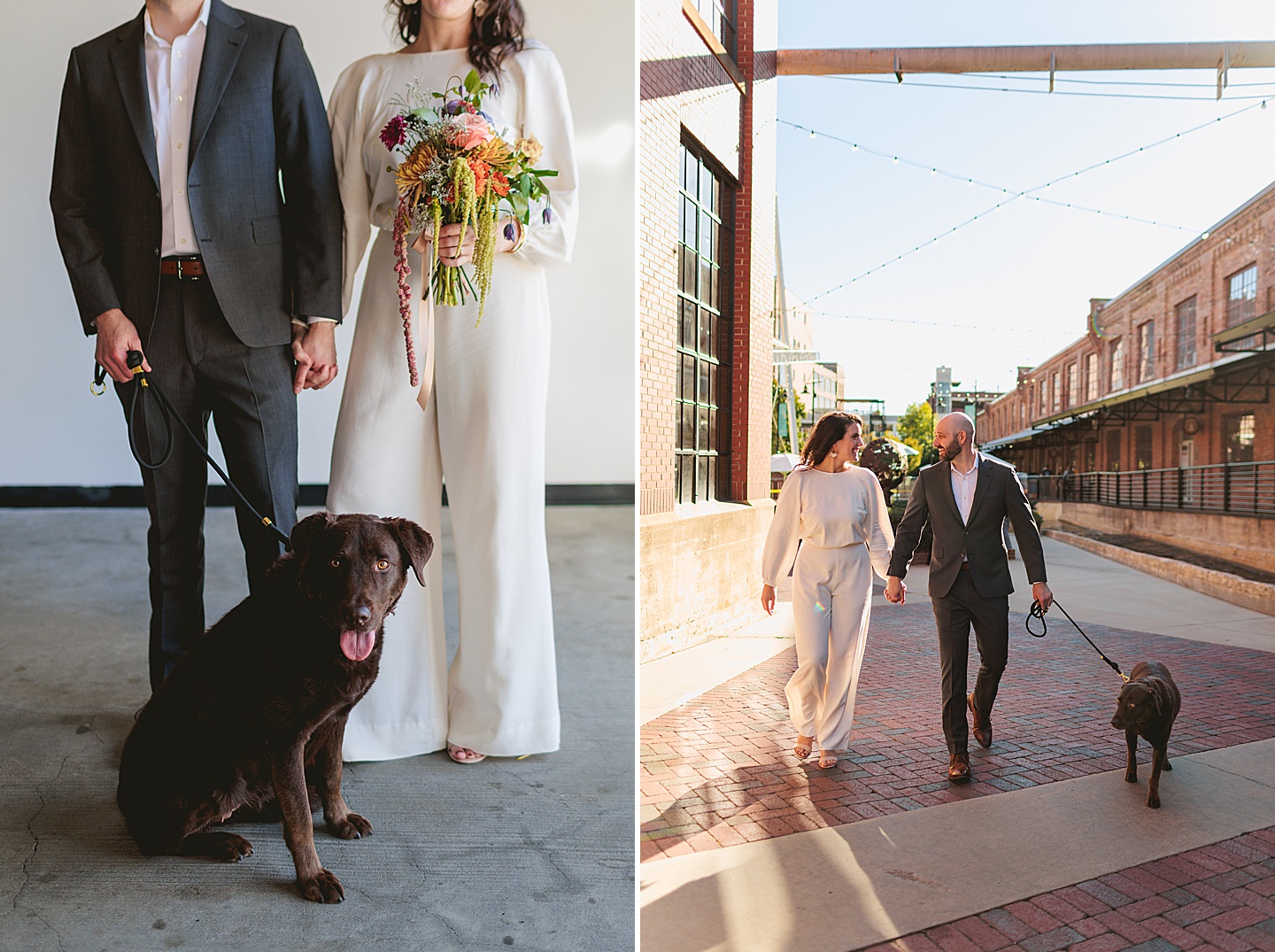 Couples - Adair + Andrew // Durham Newlywed Portraits
