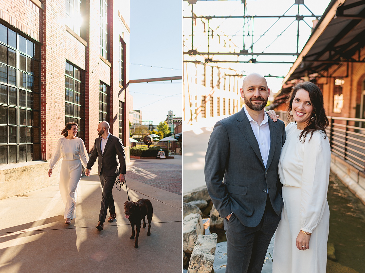 Couples - Adair + Andrew // Durham Newlywed Portraits