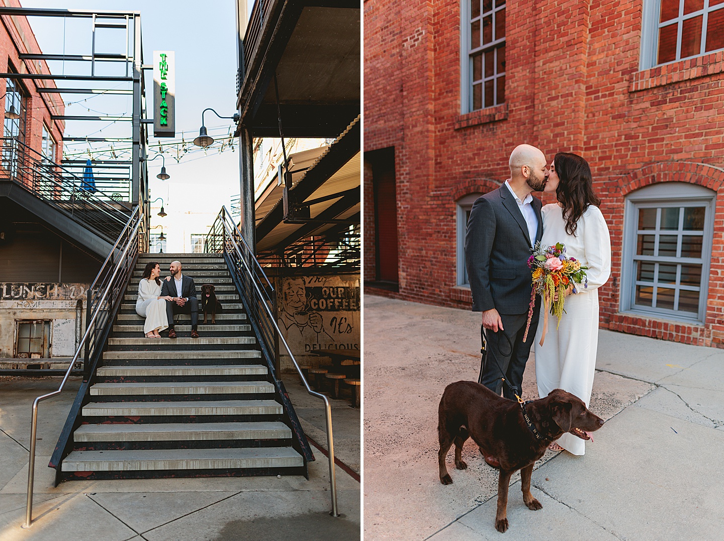 Couples - Adair + Andrew // Durham Newlywed Portraits