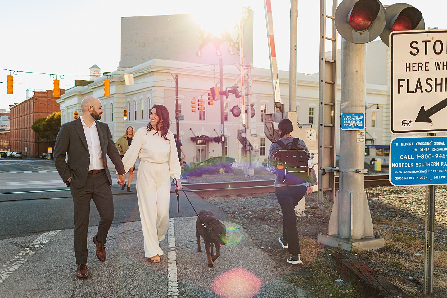 Couples - Adair + Andrew // Durham Newlywed Portraits