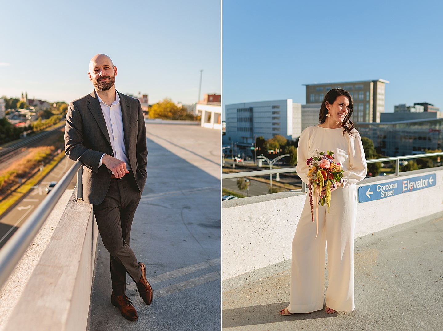 Couples - Adair + Andrew // Durham Newlywed Portraits