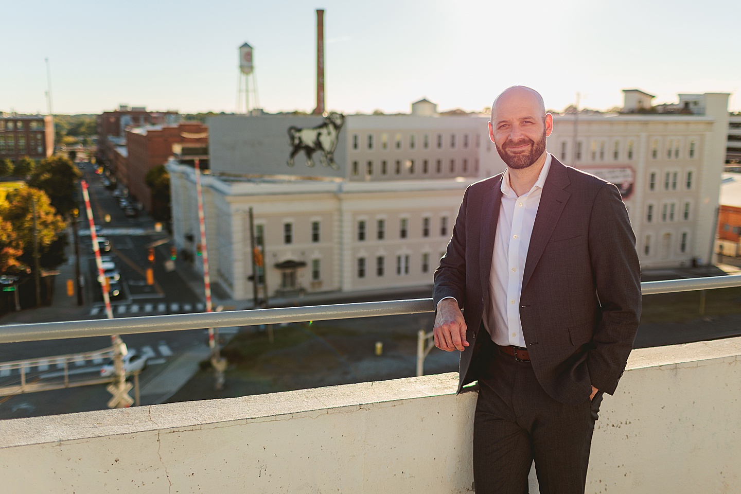 Couples - Adair + Andrew // Durham Newlywed Portraits