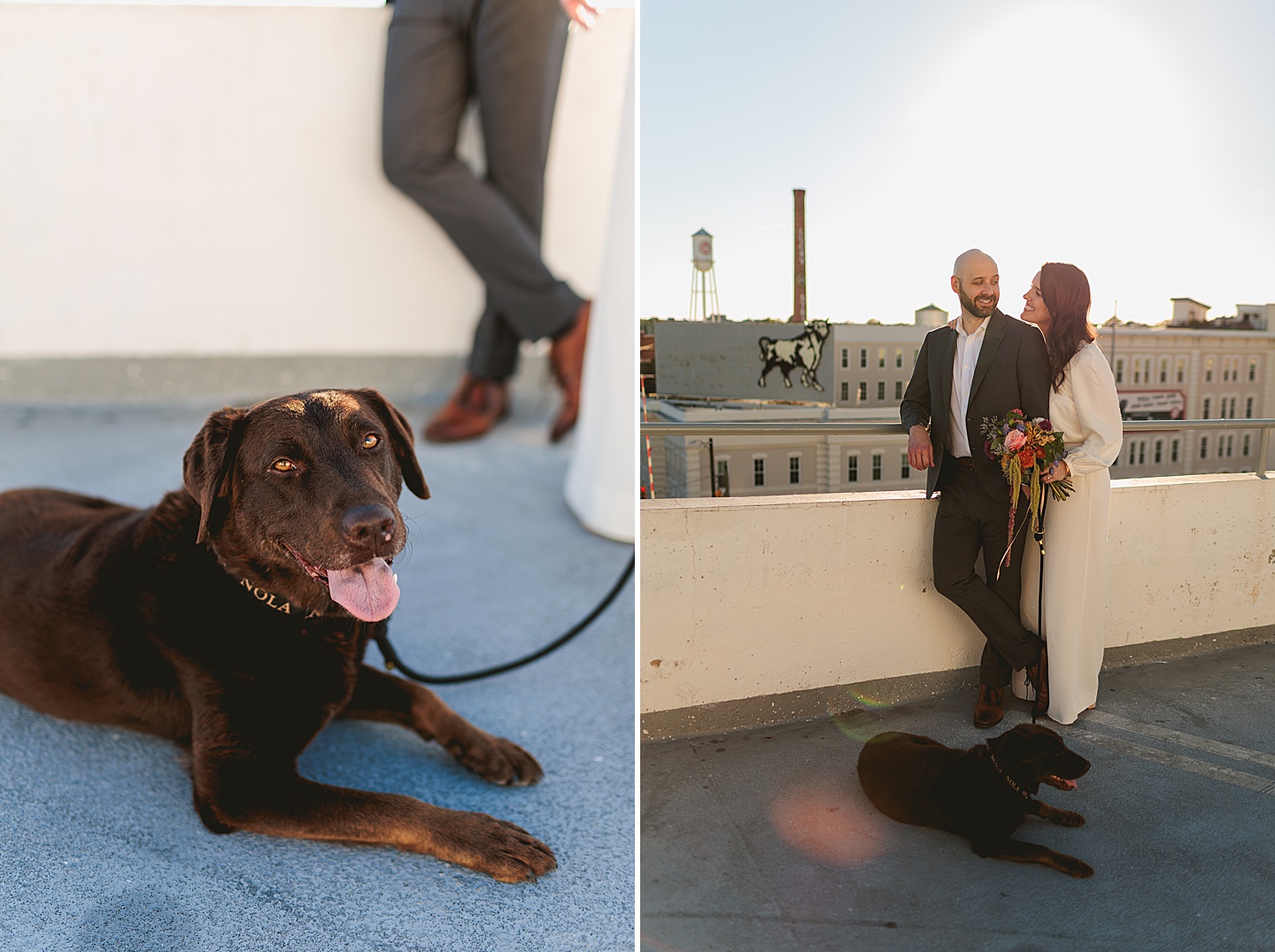Couples - Adair + Andrew // Durham Newlywed Portraits