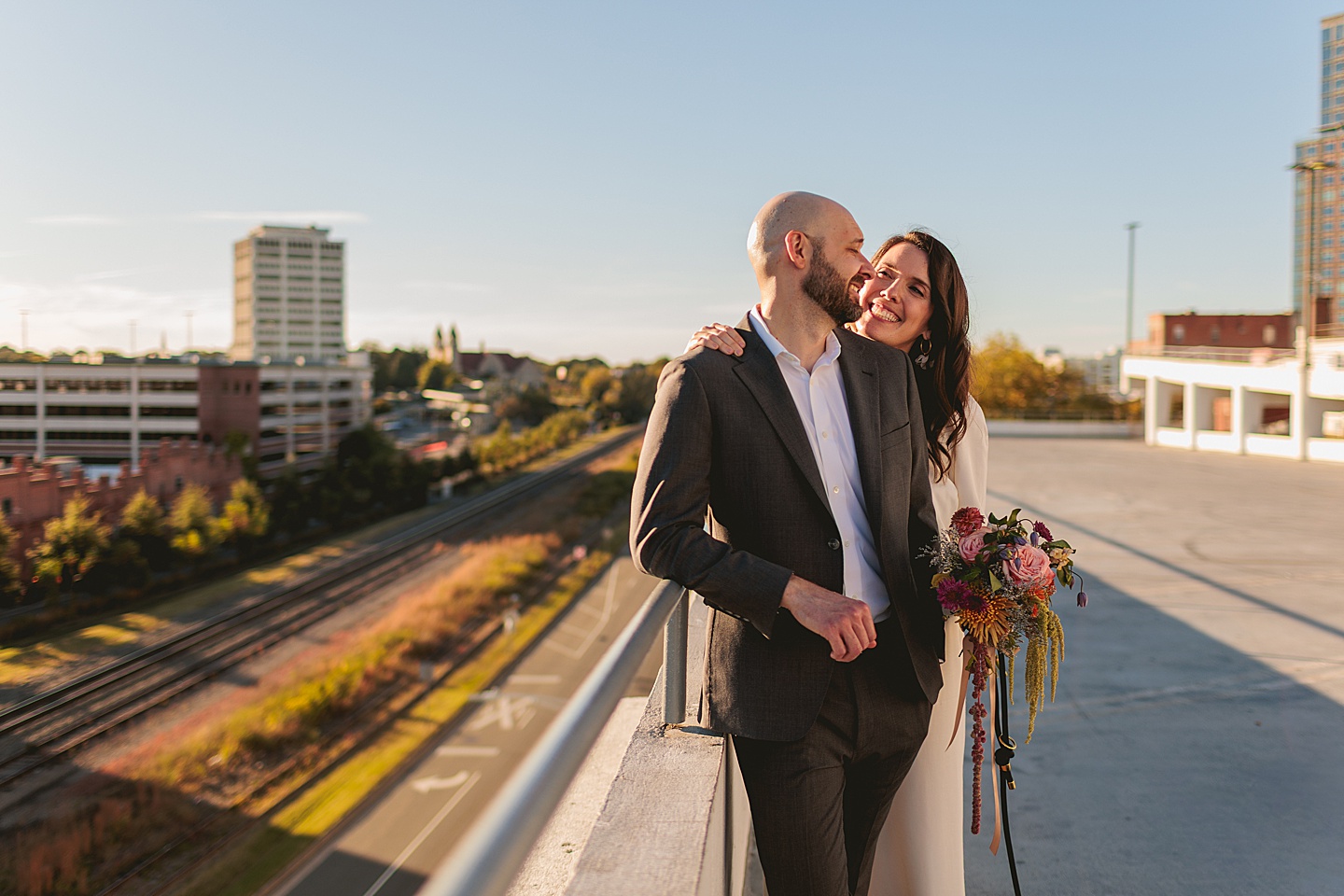 Couples - Adair + Andrew // Durham Newlywed Portraits
