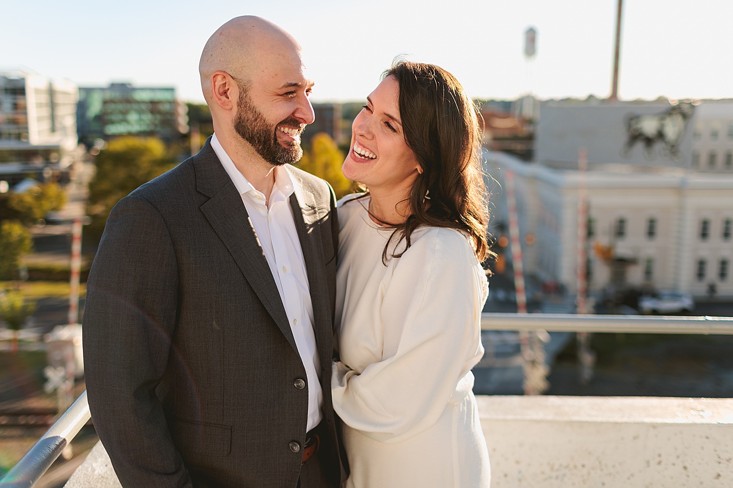 Couples - Adair + Andrew // Durham Newlywed Portraits