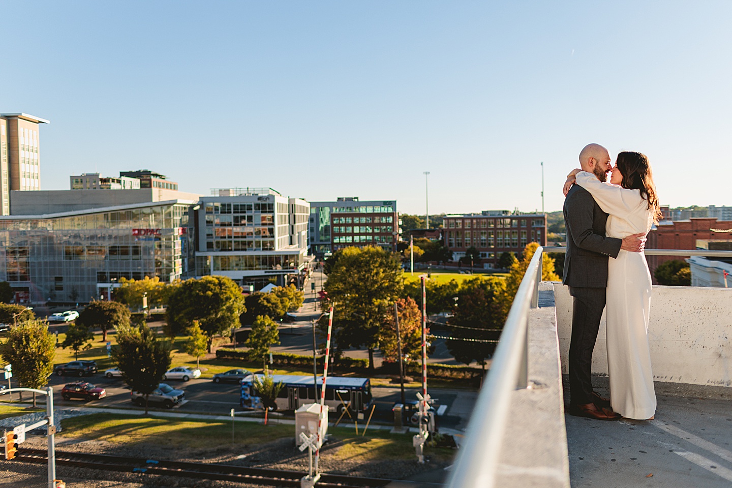 Couples - Adair + Andrew // Durham Newlywed Portraits