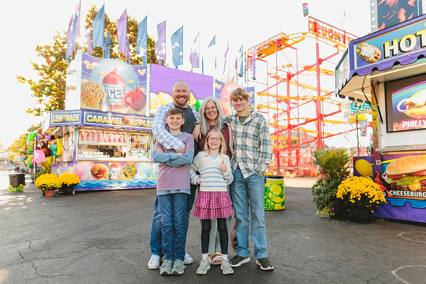 Family Photographer - Amanda + Joe // NC State Fair Portraits